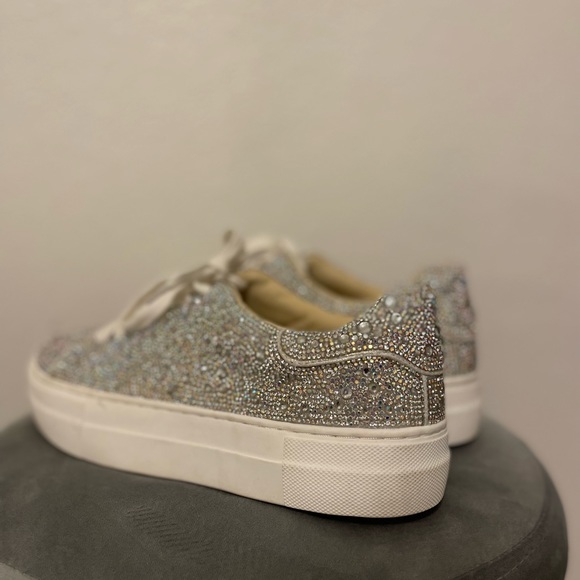 Betsy Johnson Rhinestone Sneakers - Picture 4 of 5